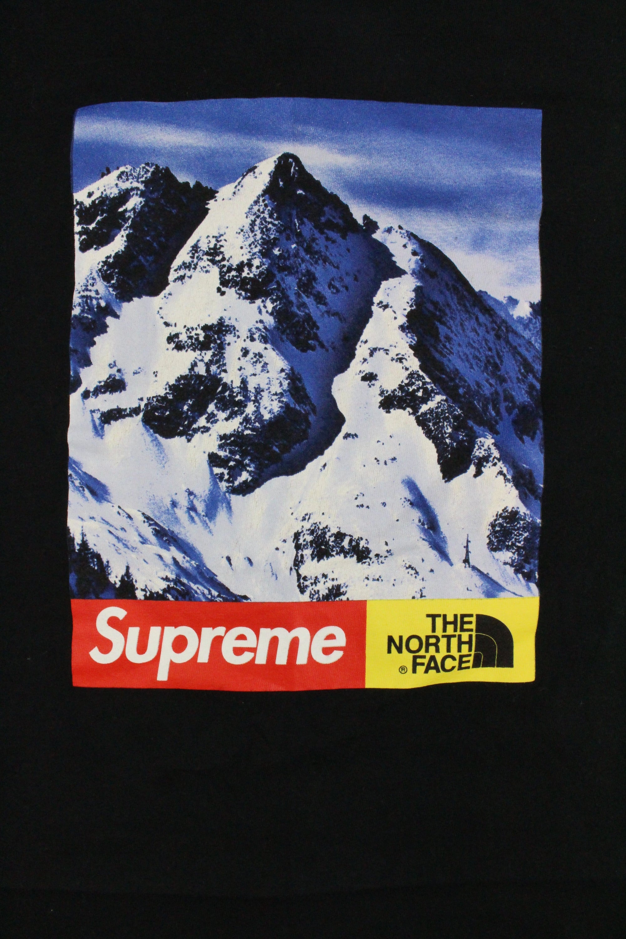 supreme tnf mountain tee