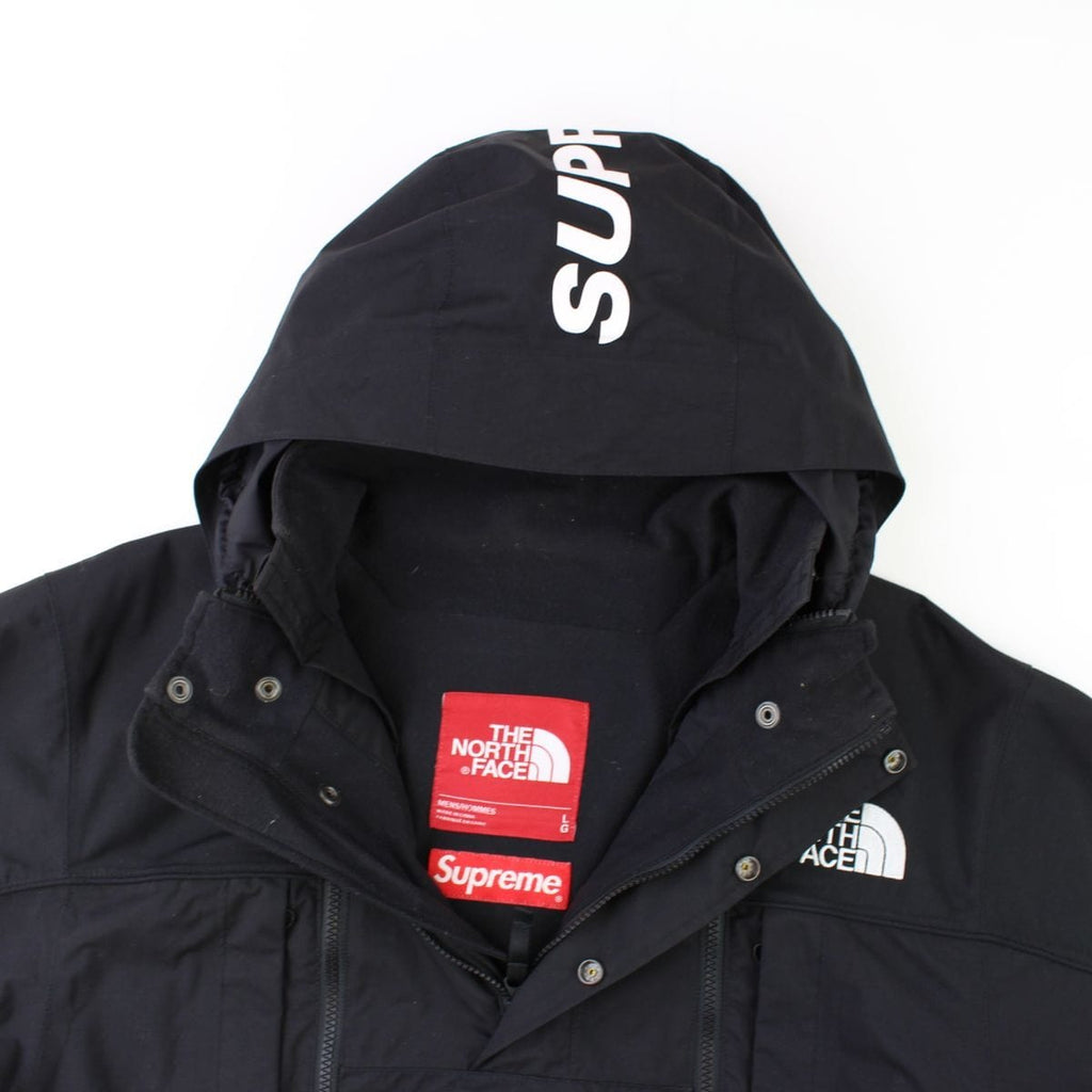 Supreme x TNF Steep tech Jacket Black | SaruGeneral