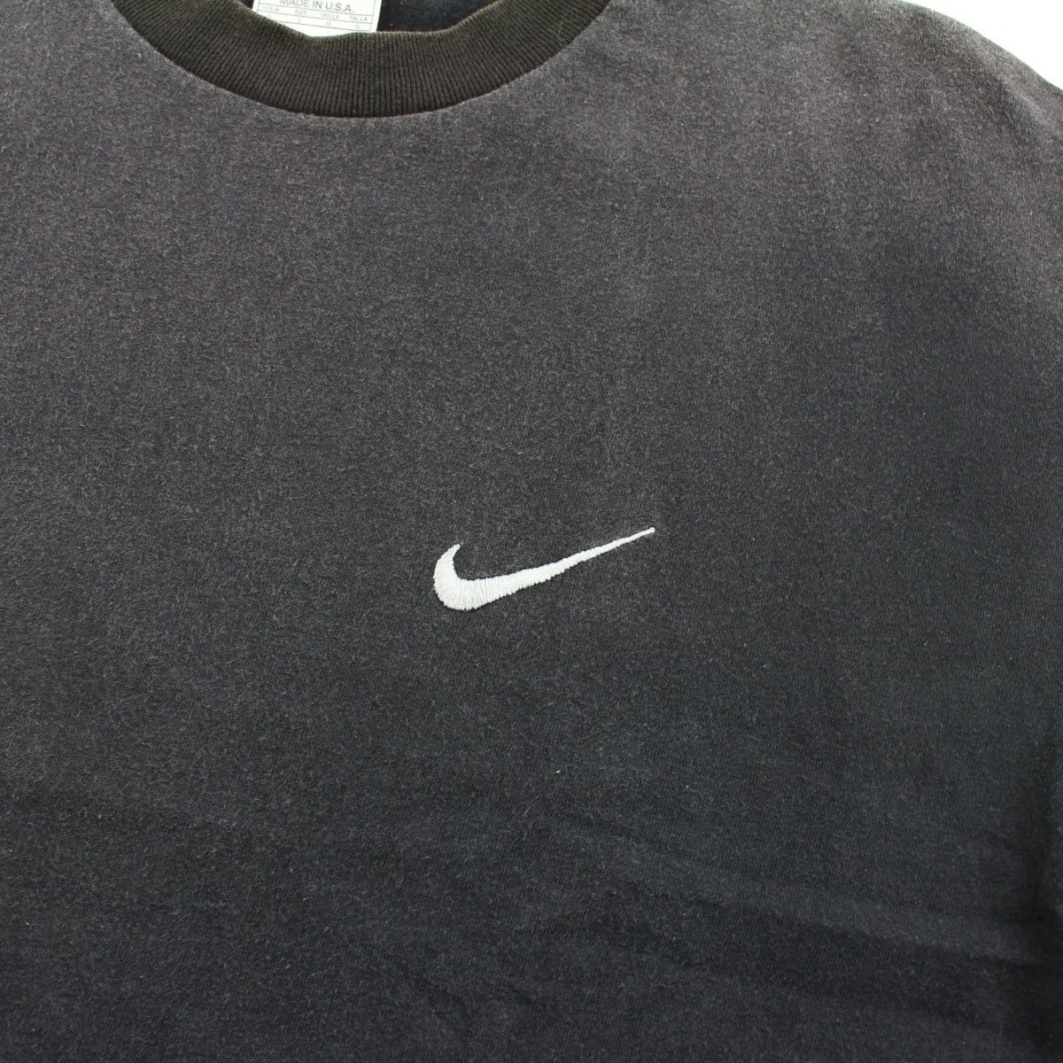 black nike swoosh shirt