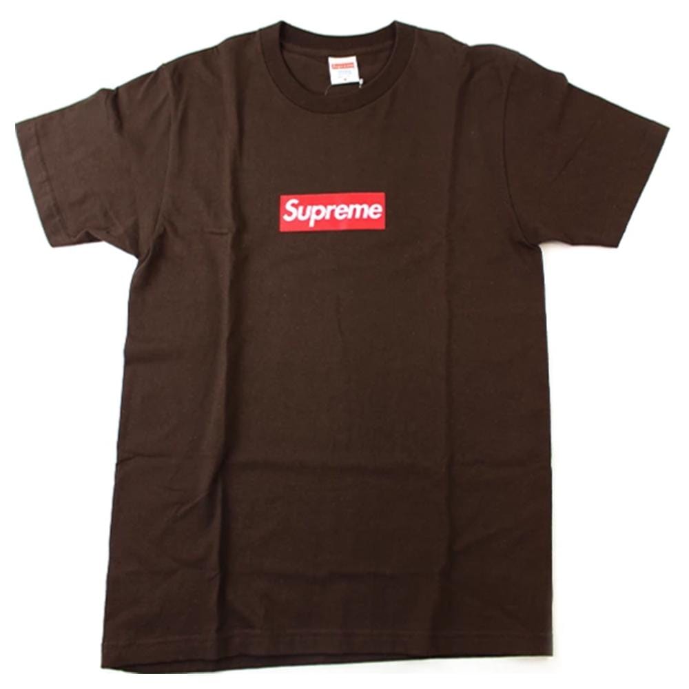 supreme red box logo tee