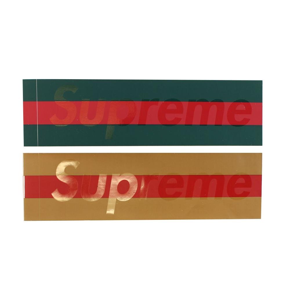 gucci and supreme logo