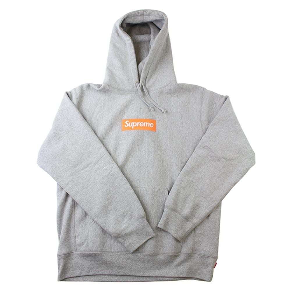 black and orange supreme hoodie