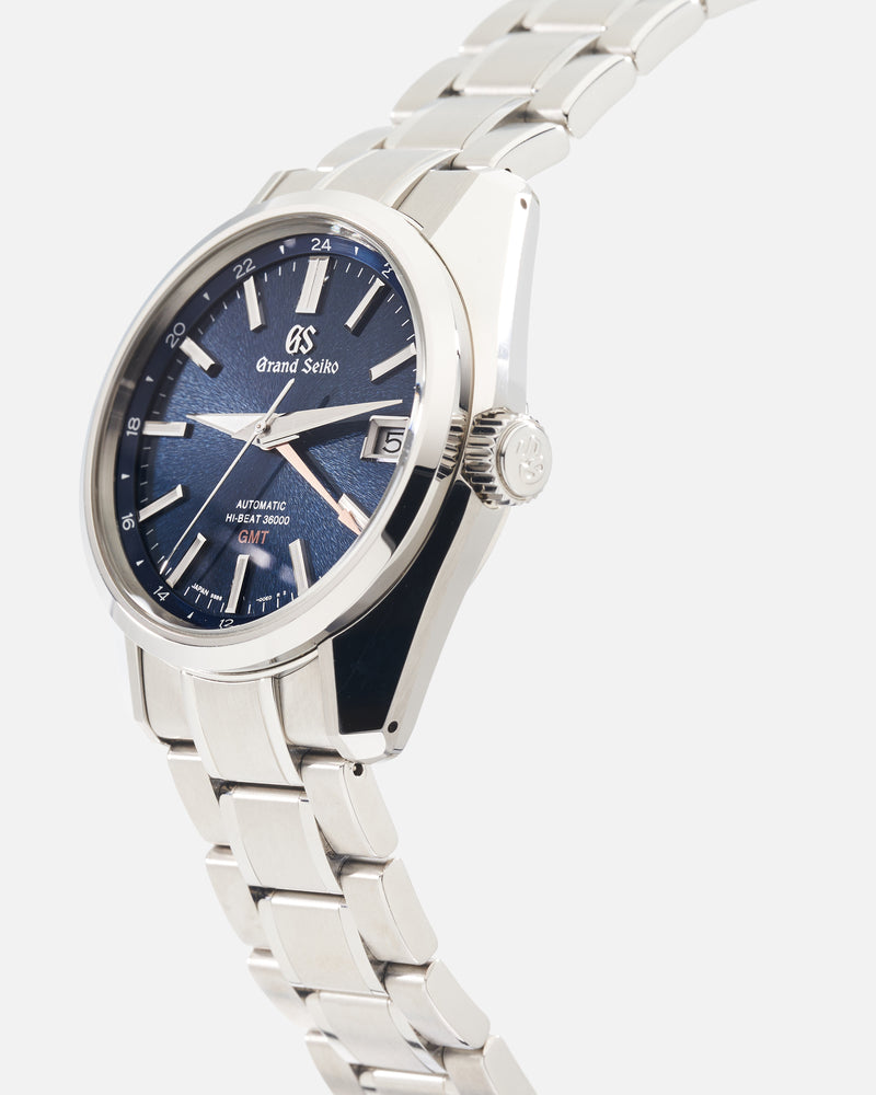 Grand Seiko Heritage SBGJ235 Boutique Edition GMT Blue Dial – Subdial