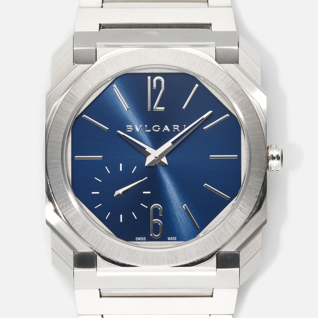 Bulgari Octo Finissimo Steel Blue Dial 103431 – Subdial