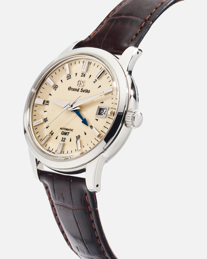 Grand Seiko Elegance GMT SBGM221 Ivory Dial – Subdial