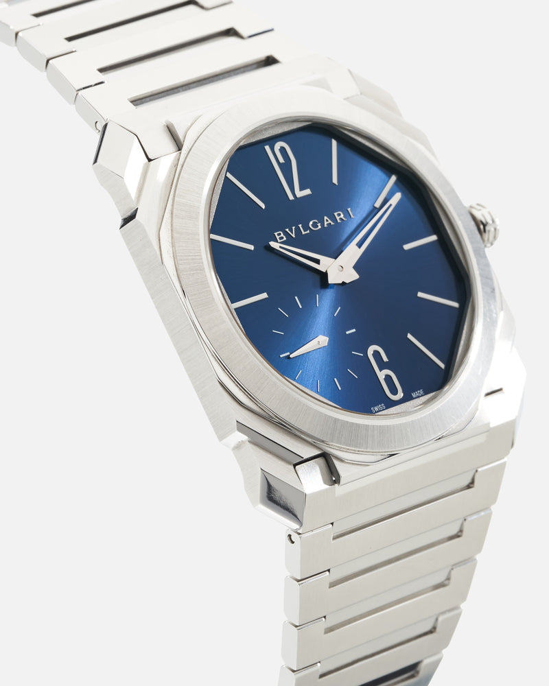 Bulgari Octo Finissimo Steel Blue Dial 103431 – Subdial