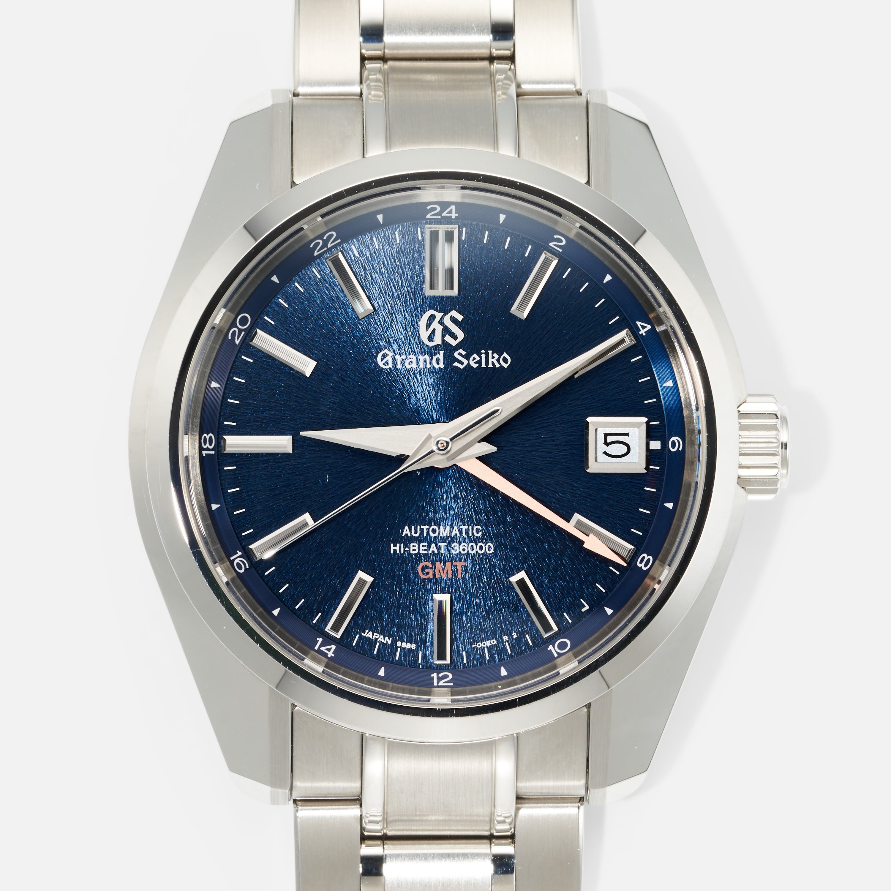 Grand Seiko Heritage SBGJ235 Boutique Edition GMT Blue Dial – Subdial