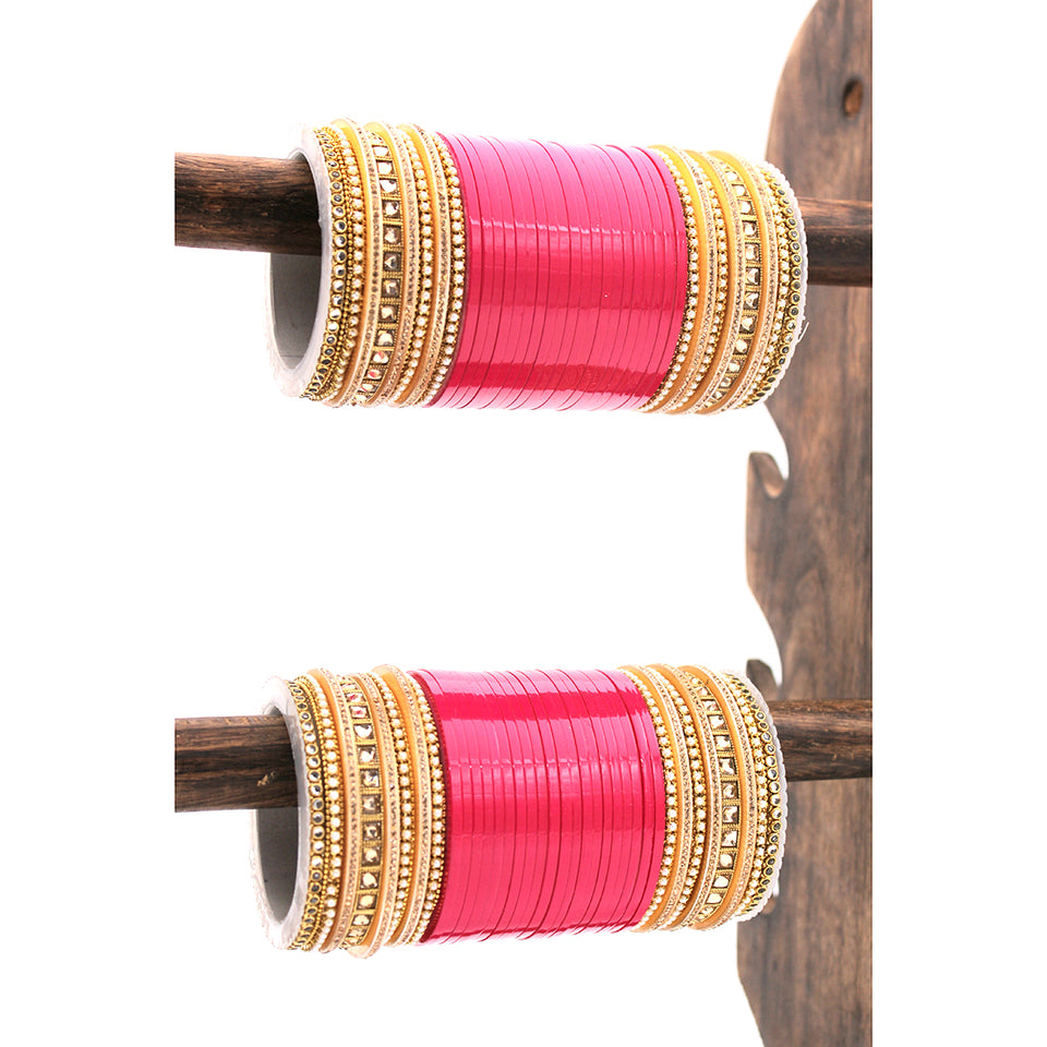 Traditional Bridal Chura by Leshya – BANGLES BY LESHYA