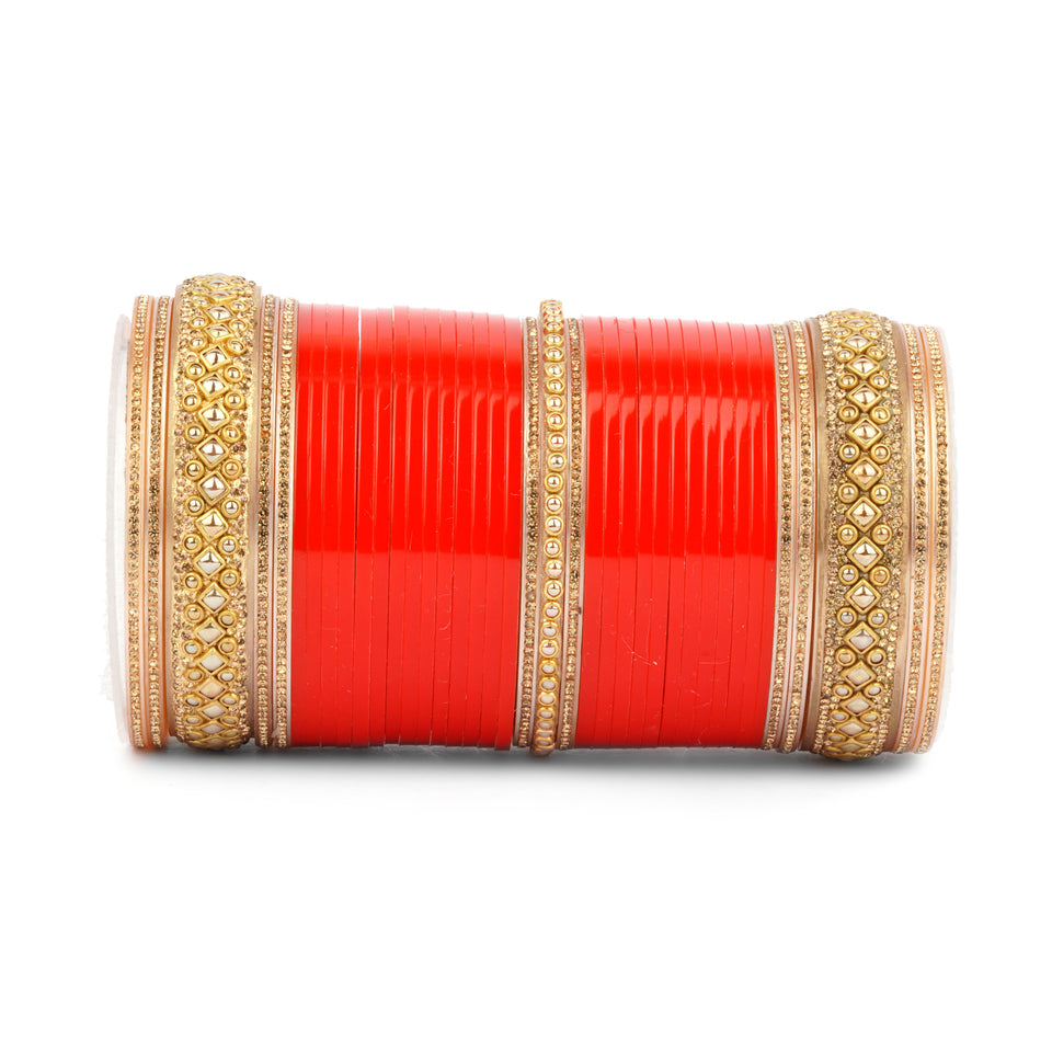 Traditional Bridal Chura by Leshya – BANGLES BY LESHYA