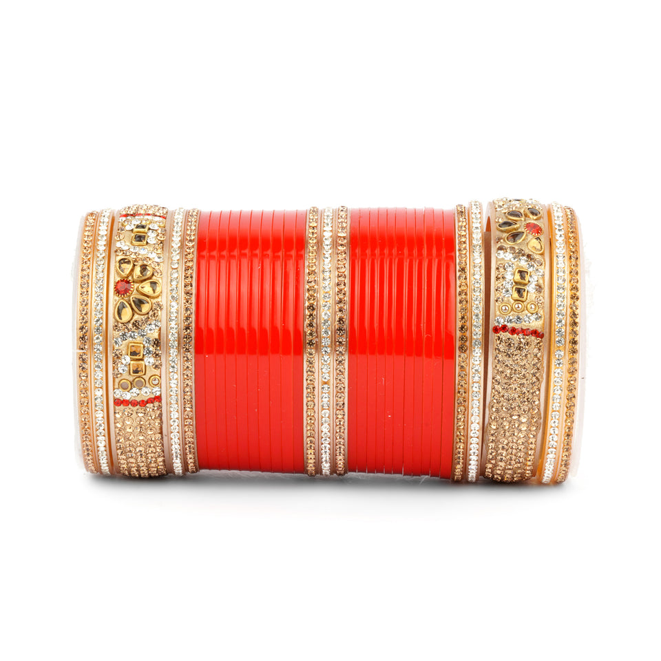 Traditional Bridal Chura by Leshya – BANGLES BY LESHYA