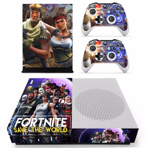 Game Fortnite Skin Sticker Decal For Microsoft Xbox One S Console And Fortnite2