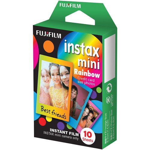 Commissie Automatisch Wasserette Fujifilm Instax Mini Film Rainbow Color Frame Film, 10 Exposures — Pro  Photo Supply