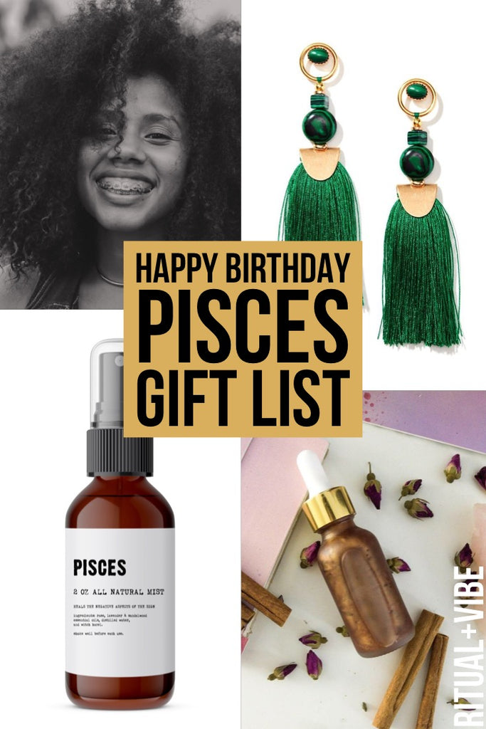 Pisces zodiac birthday inspired birthday gift and playlist