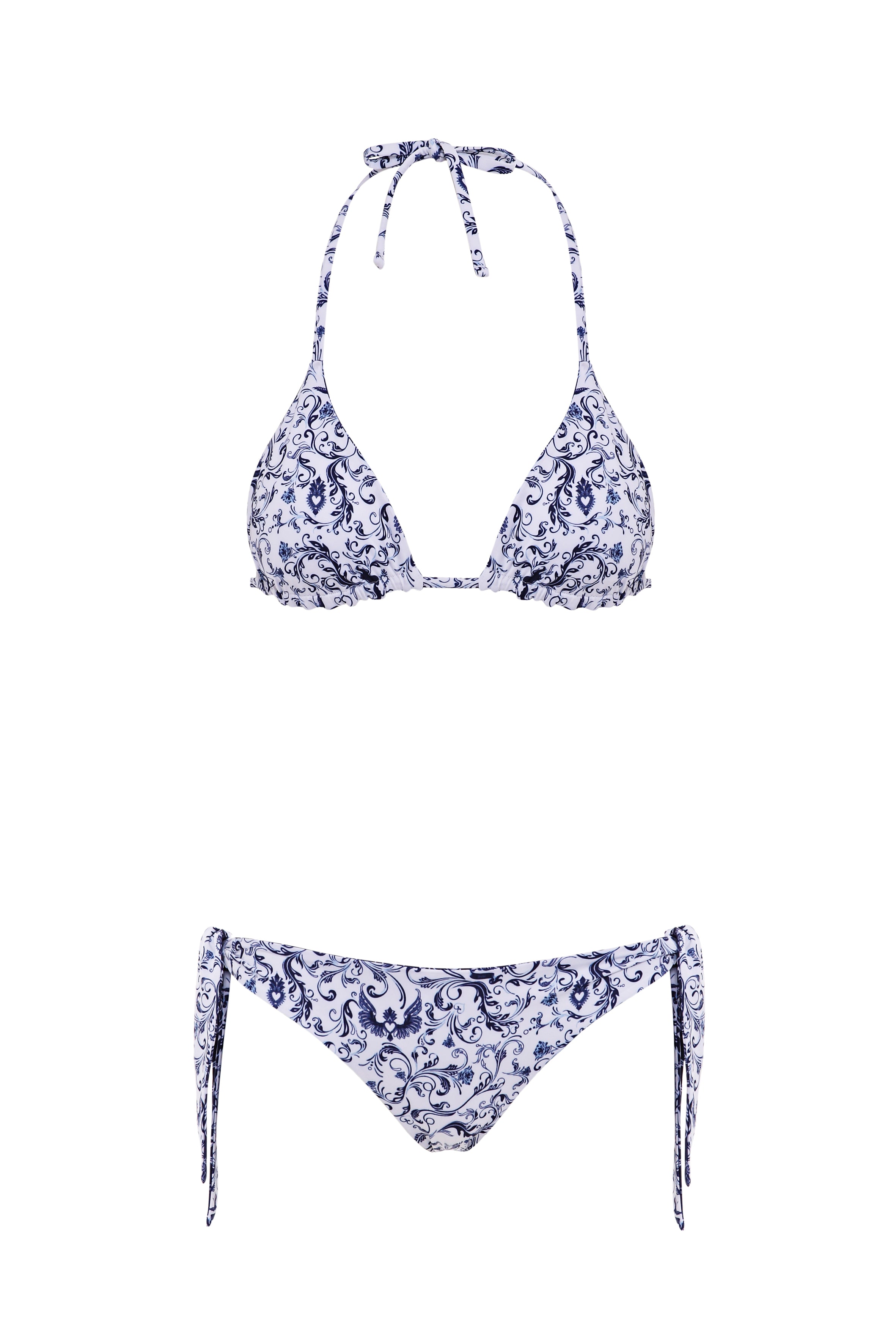 Paolita La Sirena Reversable Padded Bikini - White and Blue