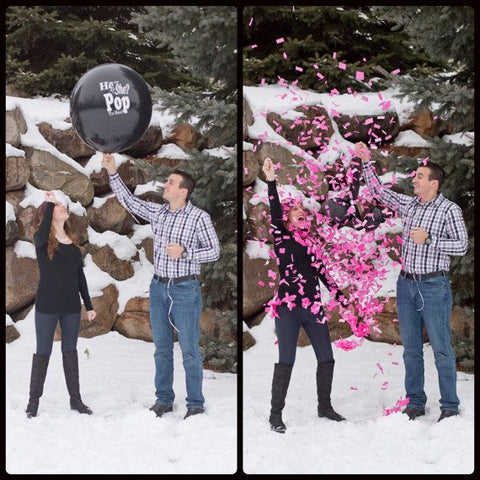 Balloon Pop Gender Reveal