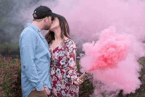 Gender Reveal Party Smoke Bombs