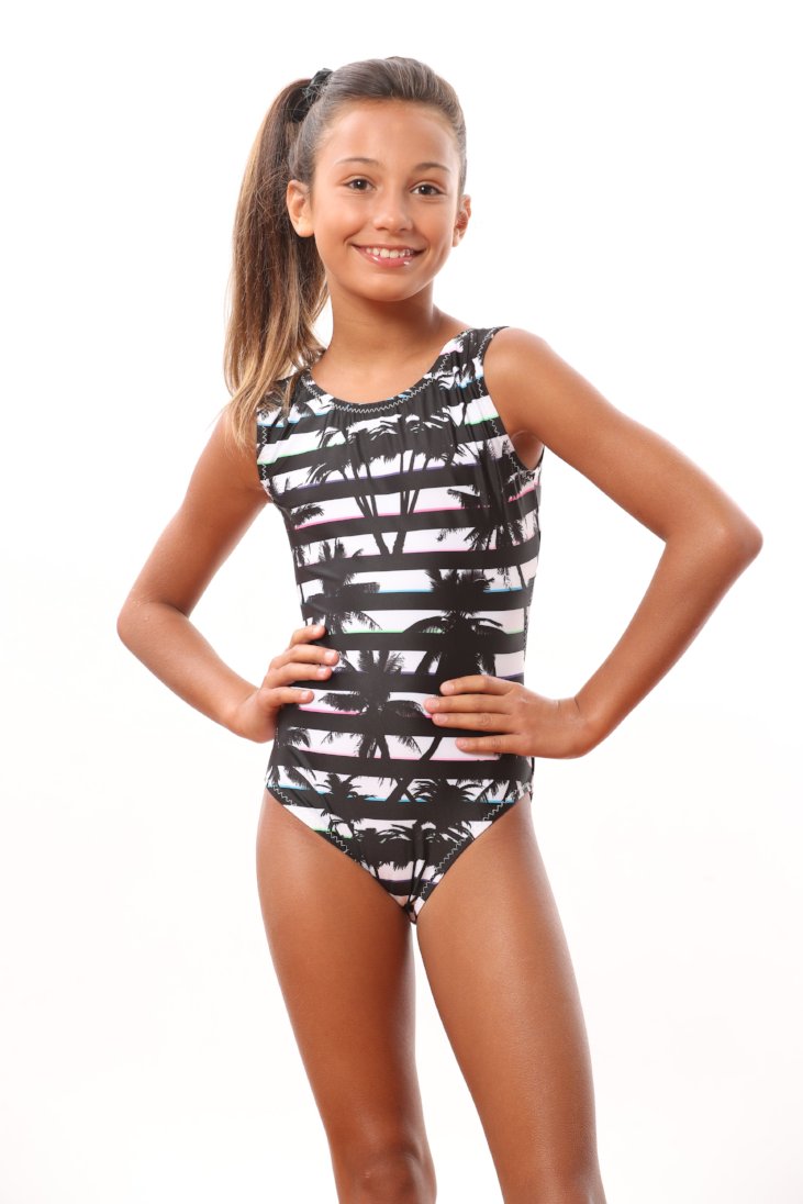 Vanquish' Shiny Foil Deluxe Gymnastics Leotard for Girls Kids Competition  Gym