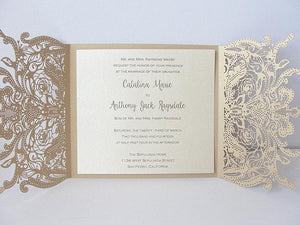 lace wedding invitations