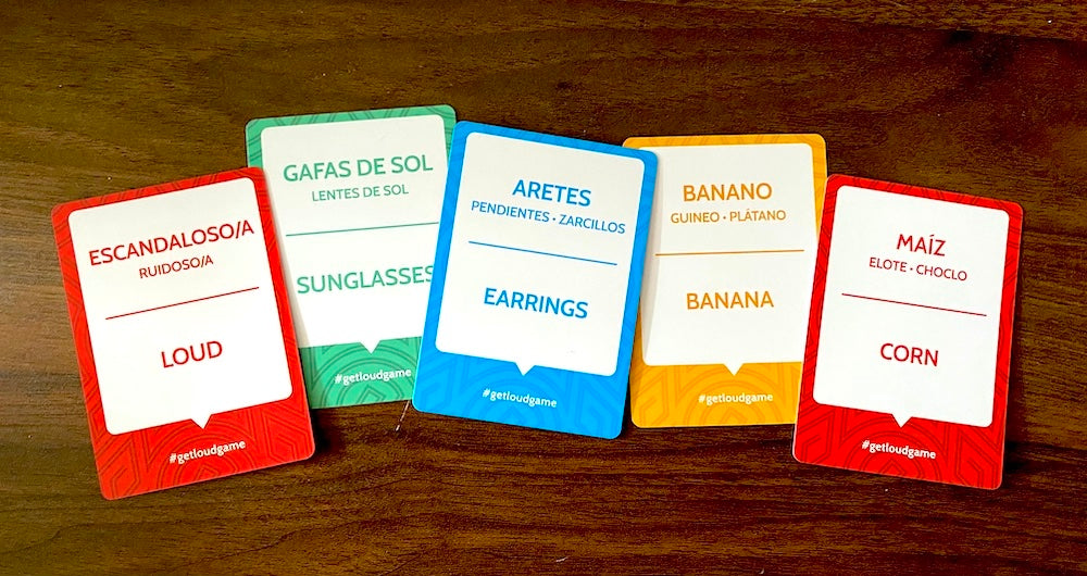 spanish game for children, practice spanish game, learning game for Spanish speakers