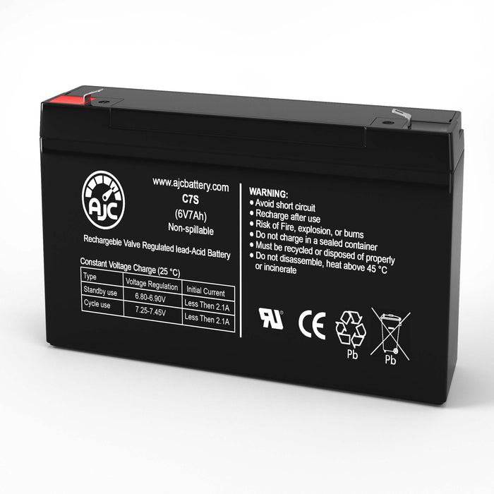 Batterie de Remplacement Dual-Lite CVT3RW3D 6V 7Ah Lampe de secours-1