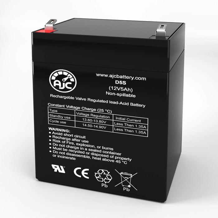 Batterie de Remplacement Napco Alarms RBAT4 12V 5Ah Alarme-1