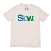 Recycled Polyester + Linen Men's T-shirt - Slow