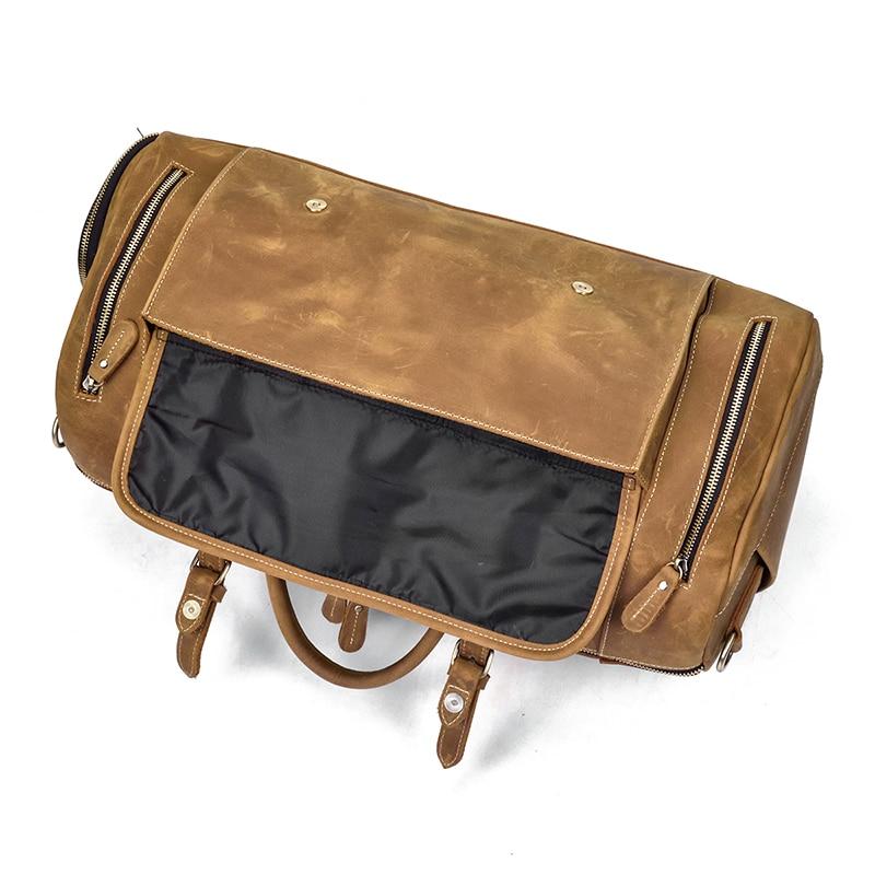 The Bard Weekender | Handmade Leather Duffle Bag