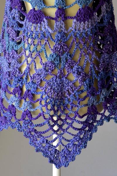 peacock shawl