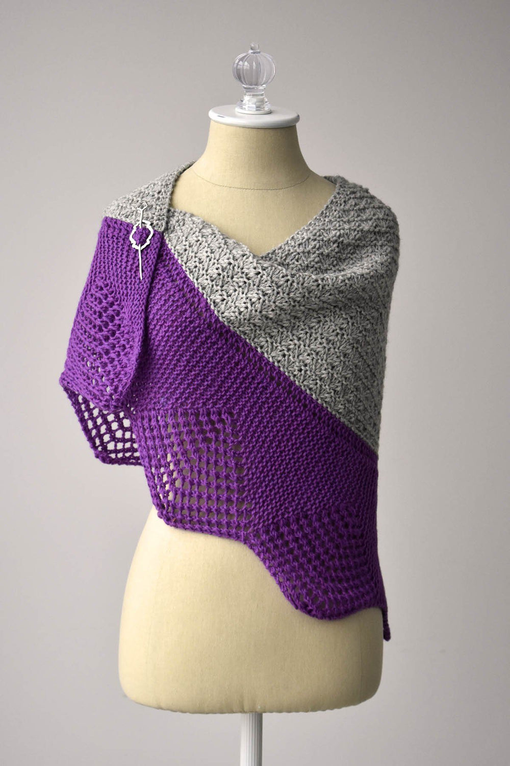 Mountain Lights shawl - Knitted