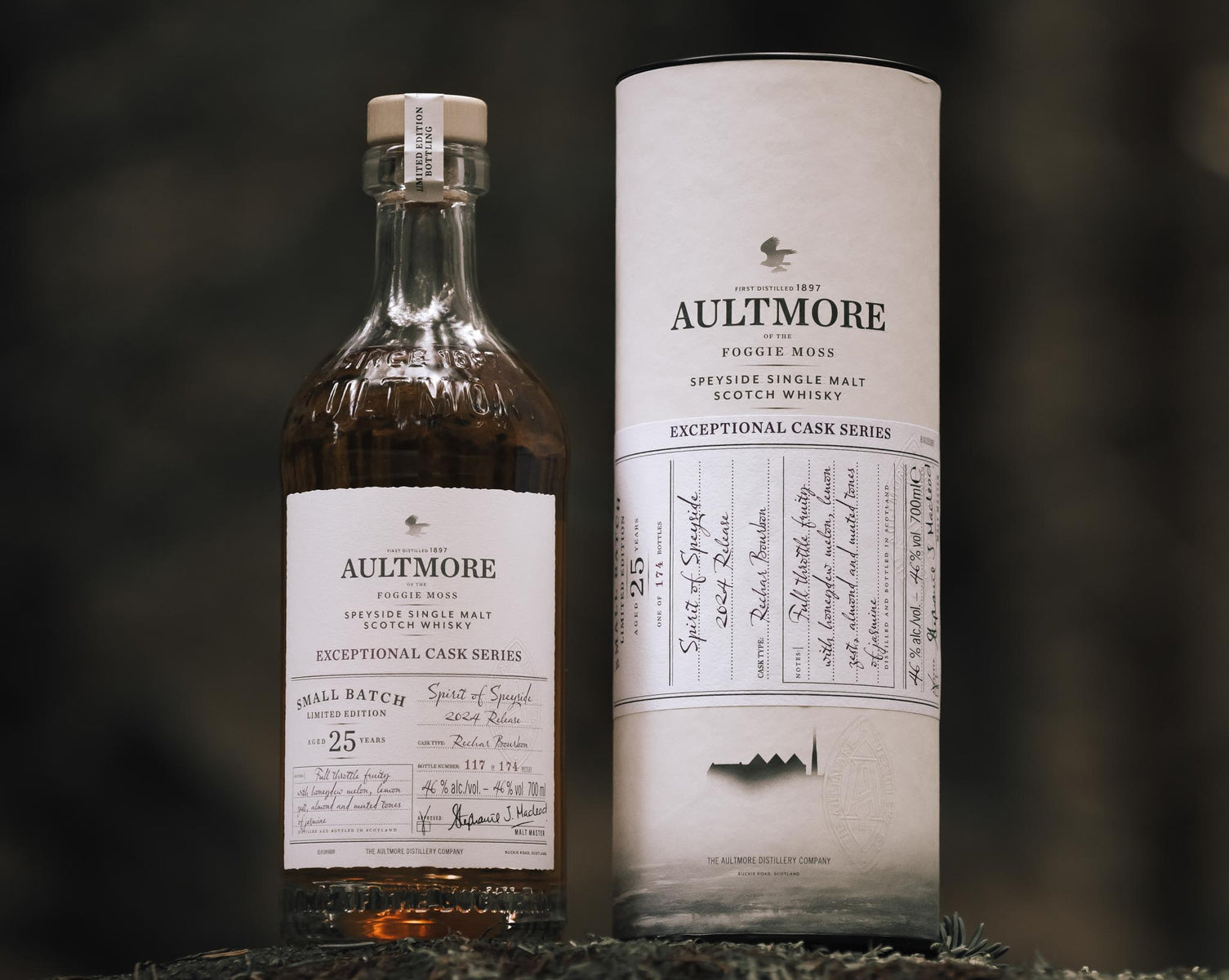 Aultmore 25 Year Old Rechar Cask