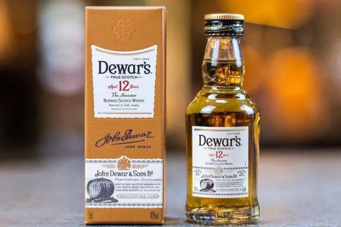 Dewars 12 Year Old Mini