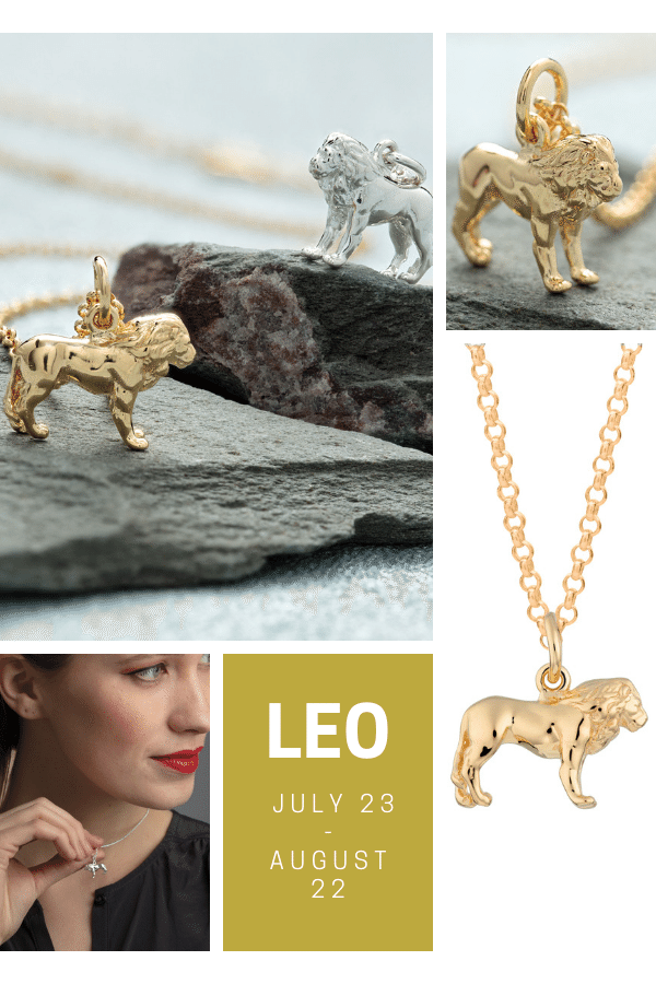 Lion Jewellery Collection Leo Star Sign