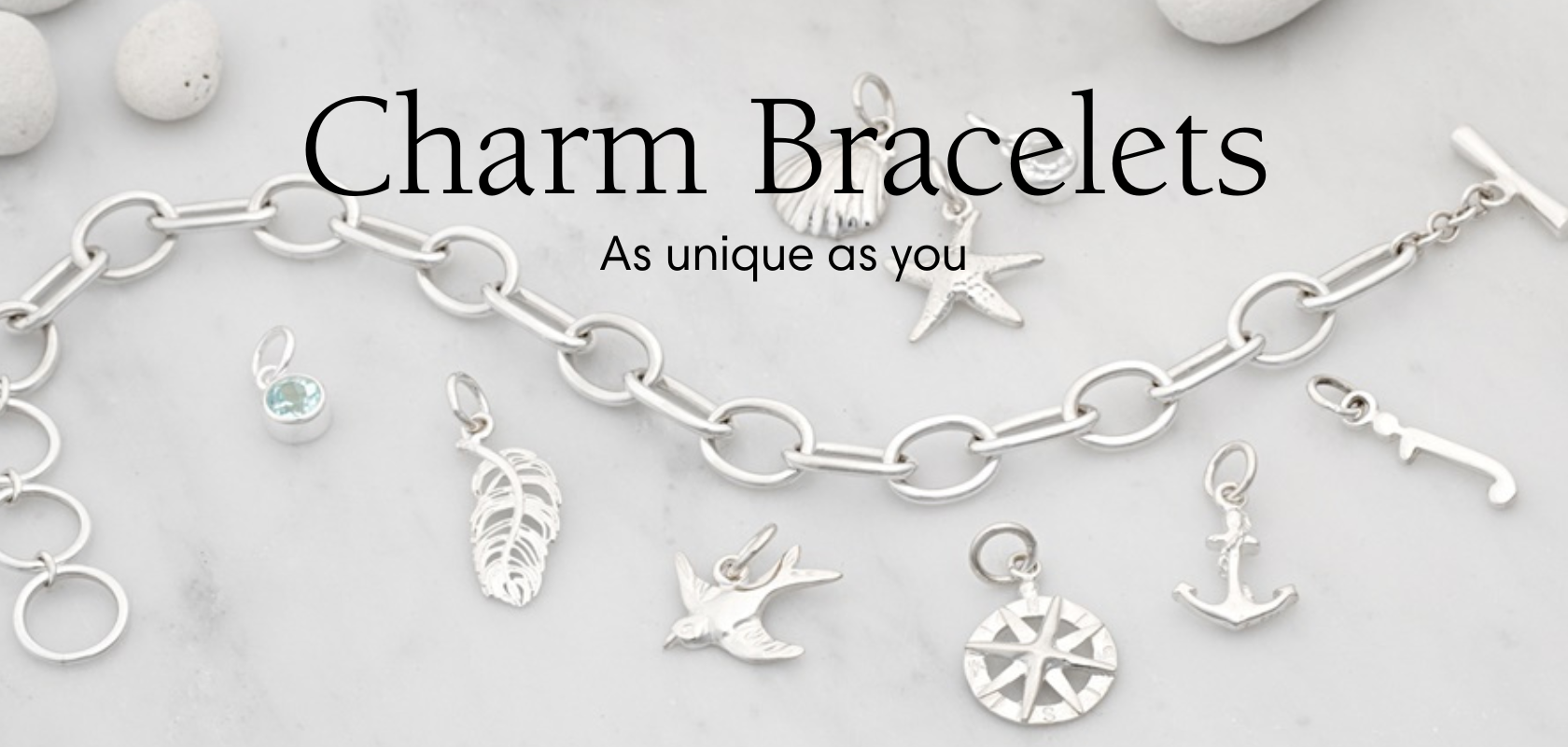 Arrange Your Charms on your bracelet