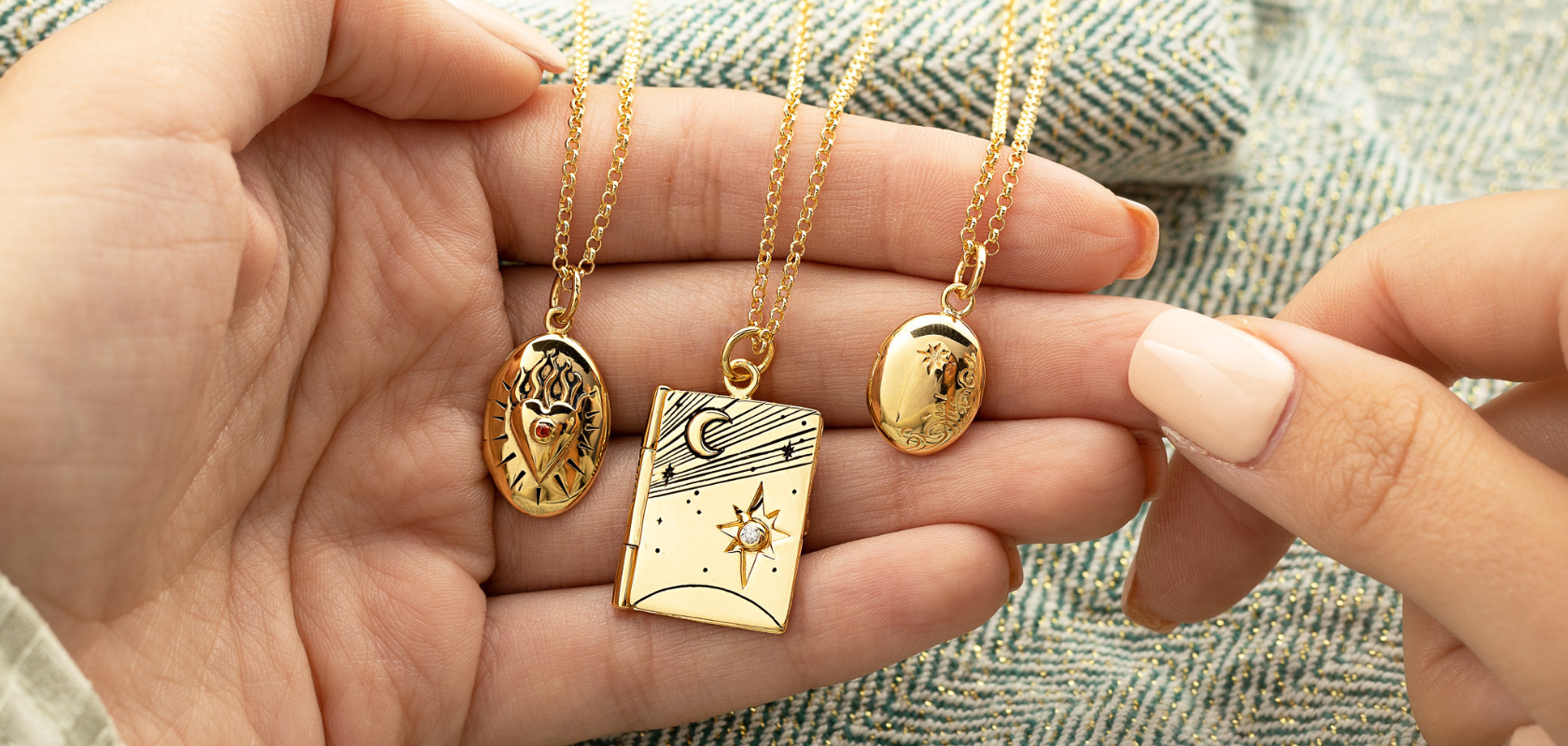 Locket Necklaces by Lily Charmed