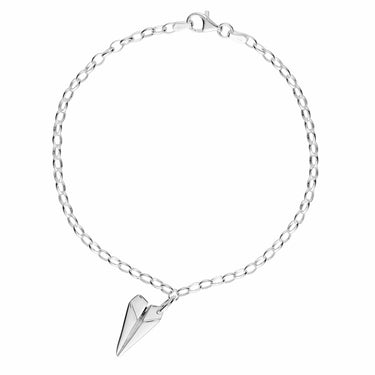 Retired Pandora Heart Paper Plane Dangle :: Gems with Sterling Silver  797876CZ :: Authorized Online Retailer