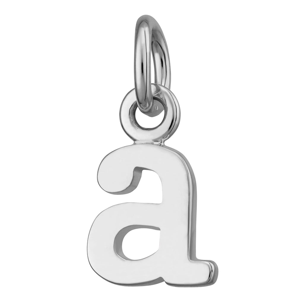 Silver Alphabet Charm