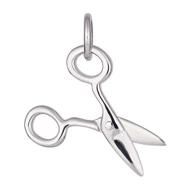 Sterling Silver Crafting Scissors / Alteration Scissors Charm 3d Charm with  Options 