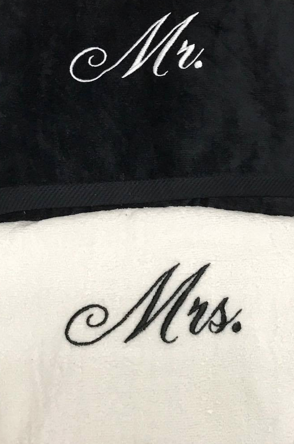 Mr Mrs Beach Towels