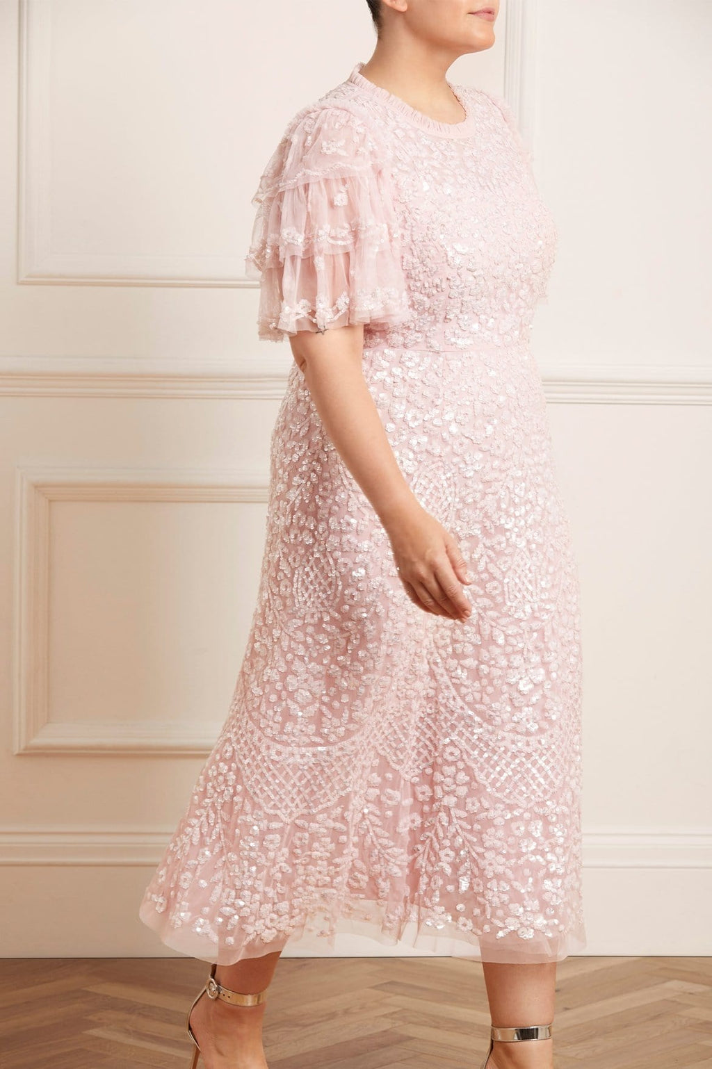 Seren Dress – Pink | Needle &