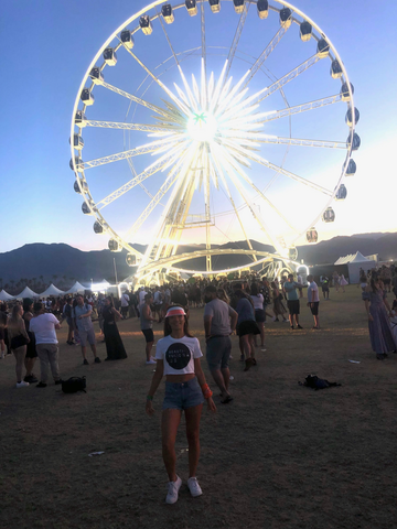 Beautiful Chaos Crop Top seen at Coachella 2019