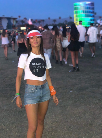 Beautiful Chaos OG Crop Top seen at Coachella