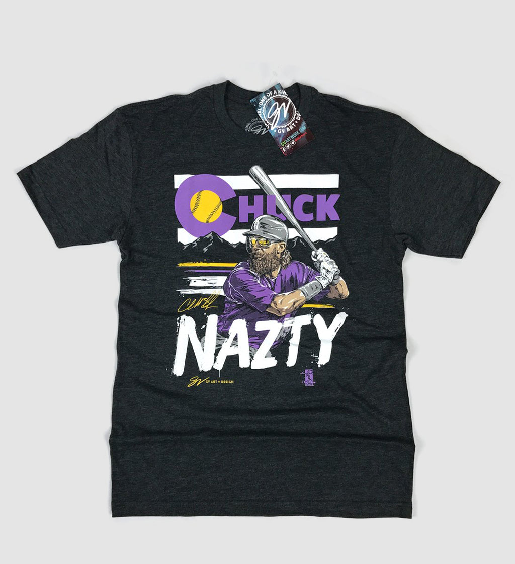 Youth Nike Charlie Blackmon Purple Colorado Rockies Player Name & Number T- Shirt