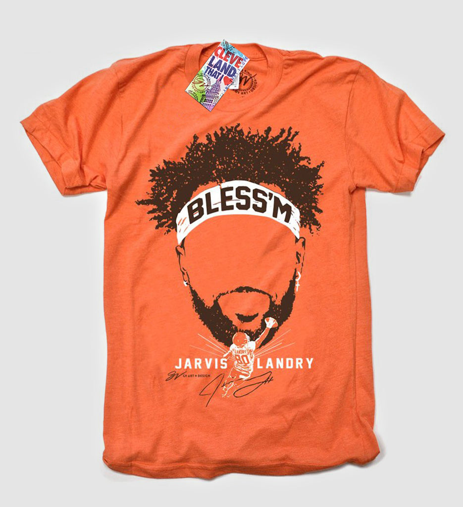 Official Jarvis Landry Bless'm T shirt 