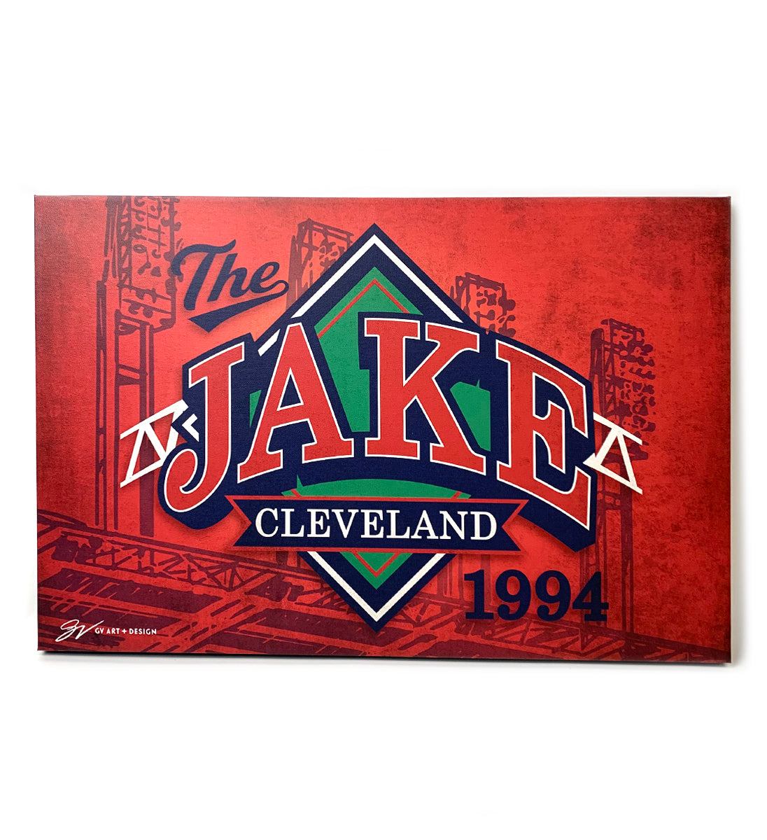 Cleveland C Guardian Canvas Artwork