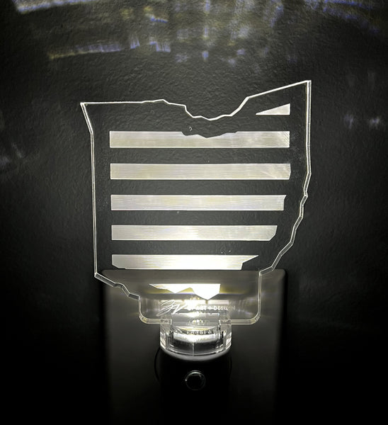 Striped Ohio Night Light