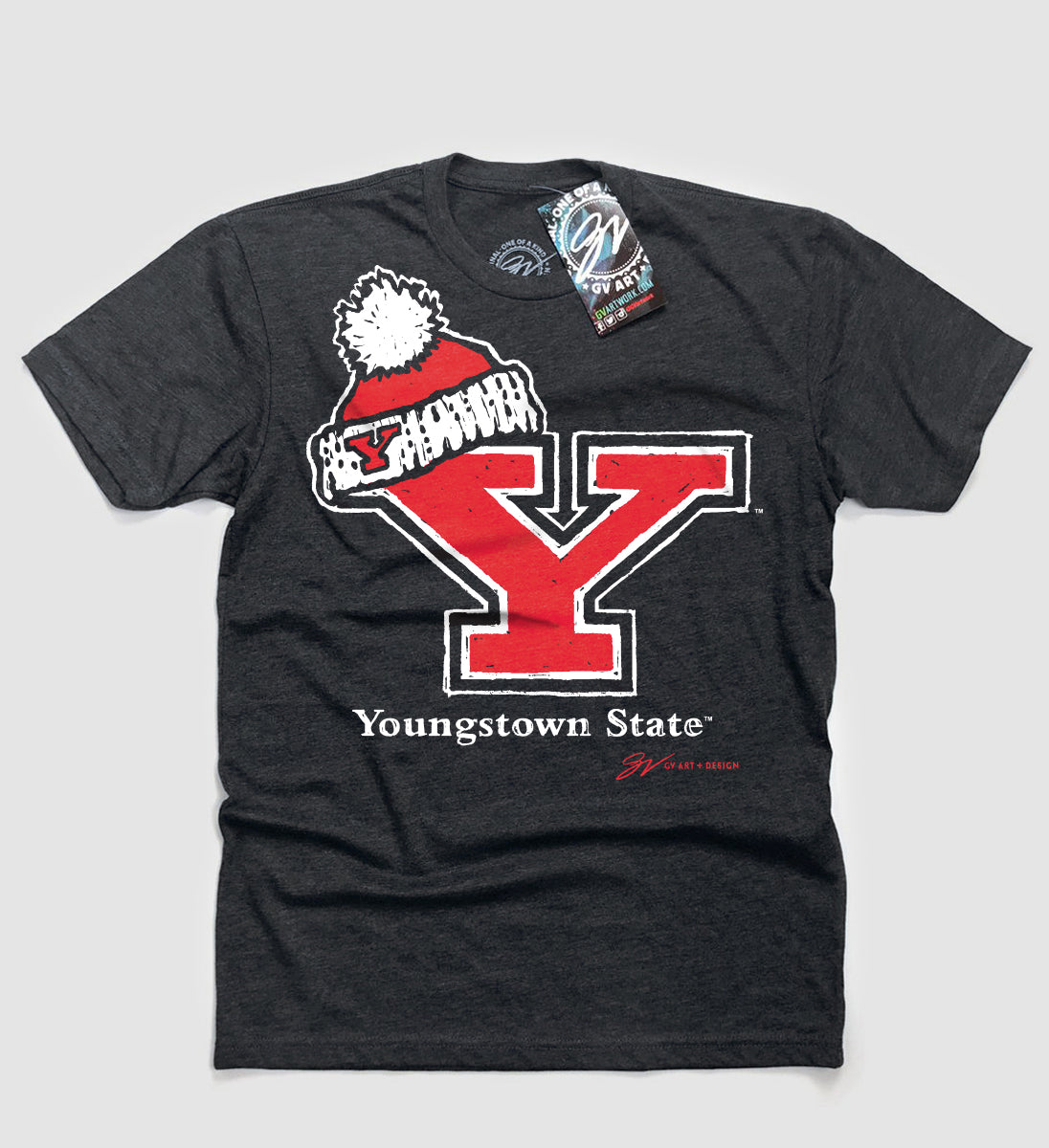 Youngstown State Penguins Rock Climbing Team T Shirt Jersey Large YSU OH