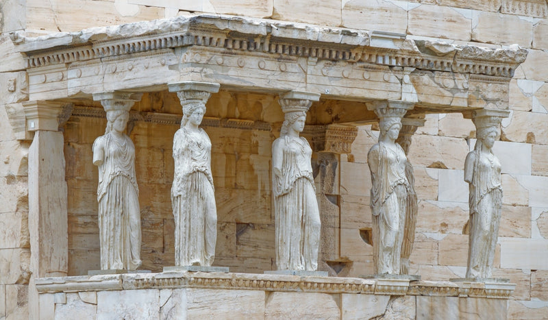 Eretteo Cariatidi Acropoli Atene