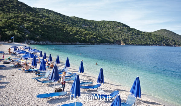 le spiagge attrezzate di Cefalonia