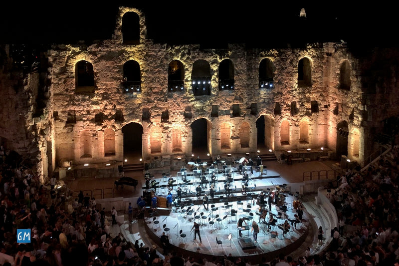 Odeion Odeon Teatro di Erode Attico Atene Acropoli