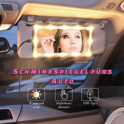 Schminkspiegel Fürs Auto : Kosmetikspiegel mit licht, Led kosmetikspiegel, Schminkspiegel mit licht, Auto schminkspiegel